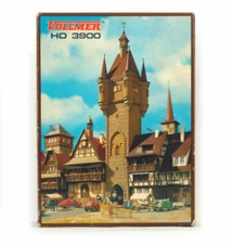 VOLLMER 3900 HO H0 KIT Tower , Tour , Stadtturm " Rothenburg " , Stadstoren