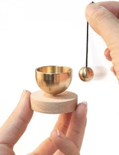 MIni Singing Bowl Set Meditation Sound Bowl for Yoga, Meditation & Relaxation, M