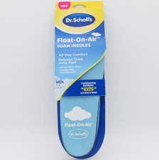 Dr. Scholl's Float On Air Foam Insoles Men's Shoe Size 8-14 All Day Comfort 