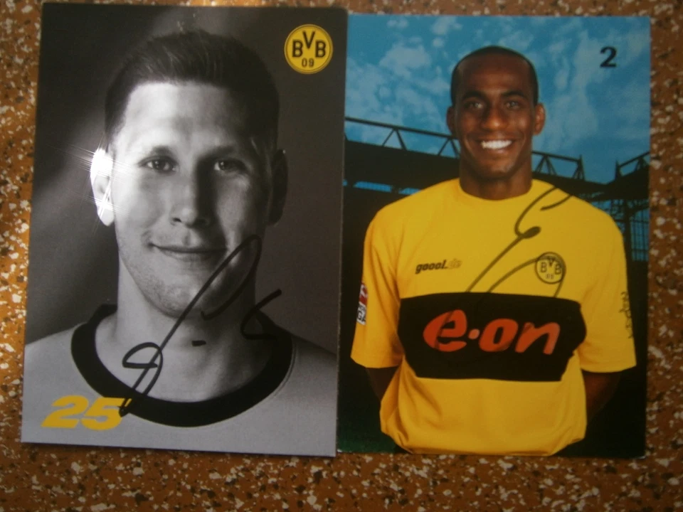 Fußball - unterschriebene Bildautogramme - Niklas Süle + Aparecido Evanilson - Bild 1 von 1