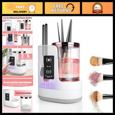 3-in-1 Electric Makeup Brush Cleaner  Dryer, USB Portable Deep Clean for All Br