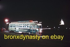 DC Transit PCC 1512 Silver Sightseer Duplicate Kodachrome Trolley Slide 1961