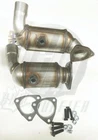 2002-2008 Jaguar X-Type 2.5L & 3.0L Pair of Both Front Catalytic Converters