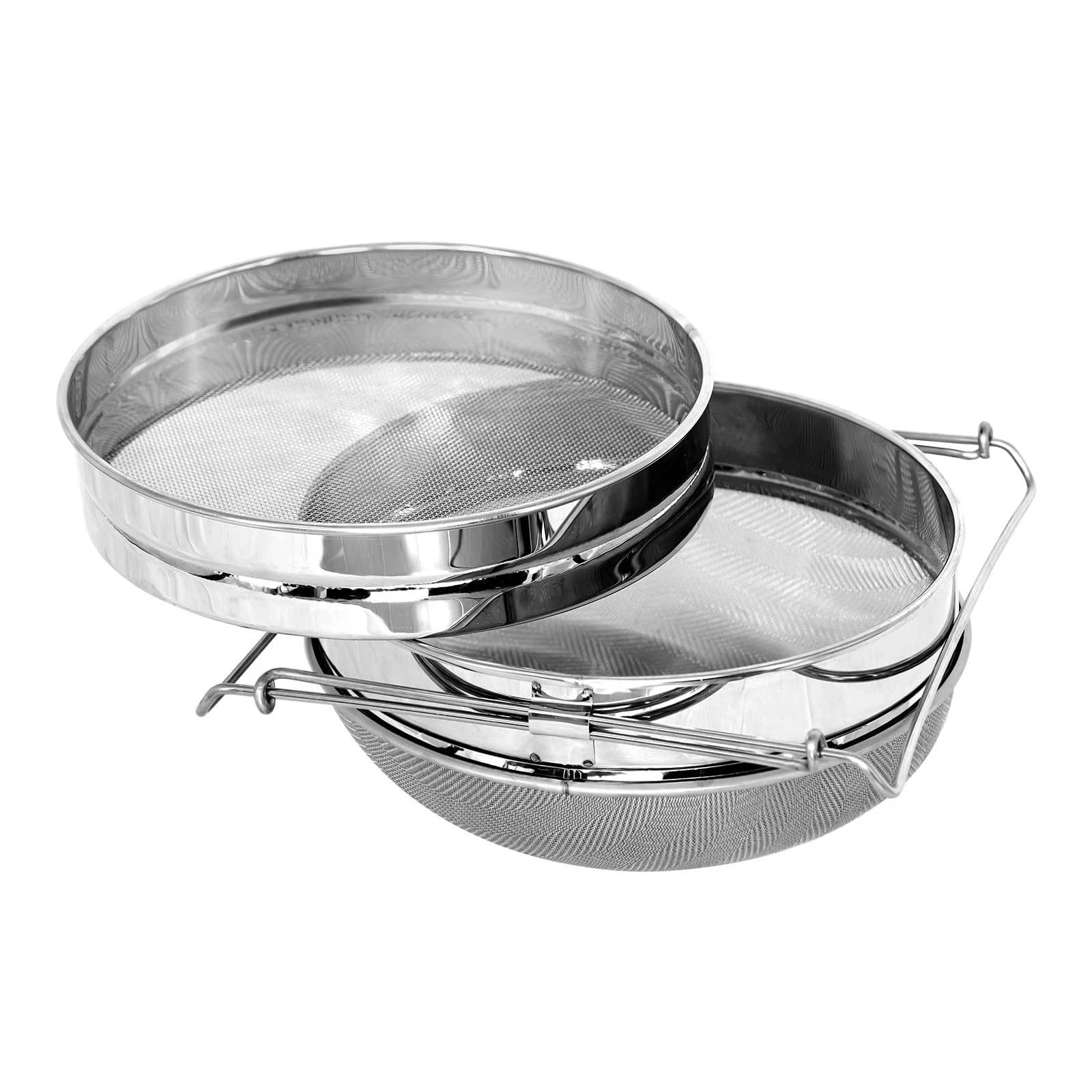 BeeCastle Double Sieve Honey Strainer Stainless Steel Honey Strainer Honey