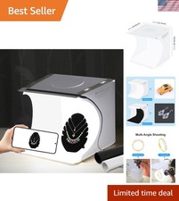 Professional 9-Inch Photography Light Box - USB Powered, Quick Assemble  Bright
