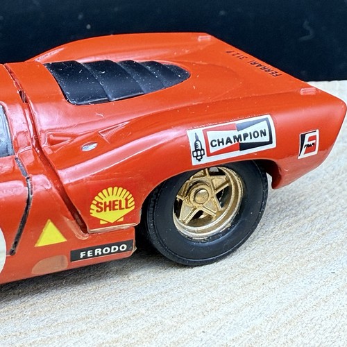 Vintage Solido 1:43 Ferrari 312 P 177 DieCast Race Car Made in France 1970 No18 - Picture 8 of 12