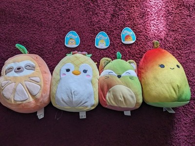 Fruchtmotiv Squishmallows Claires exklusiv 8'' 7'' 9'' Mango Ananas Birne 