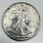 1942-P Walking Liberty Half Dollar 90% Silver 50c Philadelphia US Coin - LUSTER!