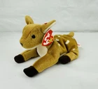 Vintage TY Beanie Babies Whisper The Spotted Fawn Baby Deer w/ Tag Plush Toy