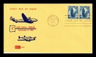 DR JIM STAMPS US COVER AIR MAIL 4C EAGLE FIRST DAY ISSUE SCOTT C48 KOLOR KOVER