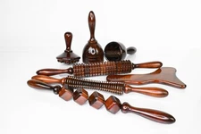 Wooden Therapy Tools Kit 7 Pc – Colombian Maderoterapia Body Sculpting Set