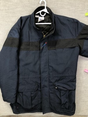 Workrite Jacket Mens 2XL Navy Nomex IIIA FR Parka Insulated USA 510NMX60NB