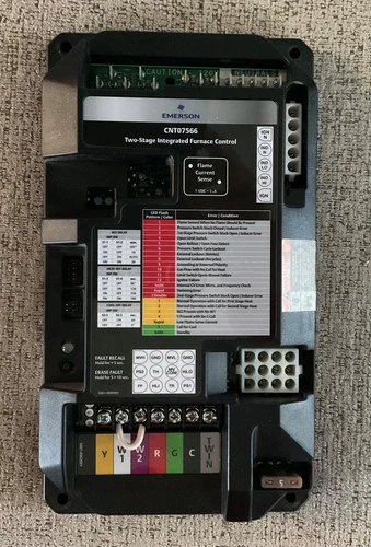 EMERSON CNT07566 Two-Stage Integrated Furnace Control Board 21M51-495-01