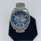 Vintage Seiko 5 Actus 23 Jewels 6106-7700 Automatic 36mm Men’s Watch Blue Dial