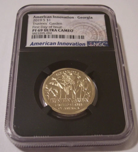 2019 S American Innovation Dollar Georgia Trustee's Garden PF69 UC NGC FDI Retro