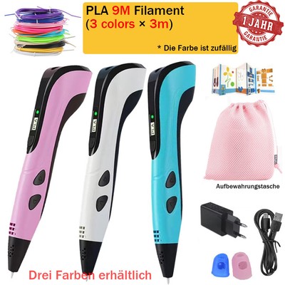 3D-Zeichenstift 3D-Druckstift 3D Stifte 1,75MM Filament PLA ABS 3D Drucker Stift