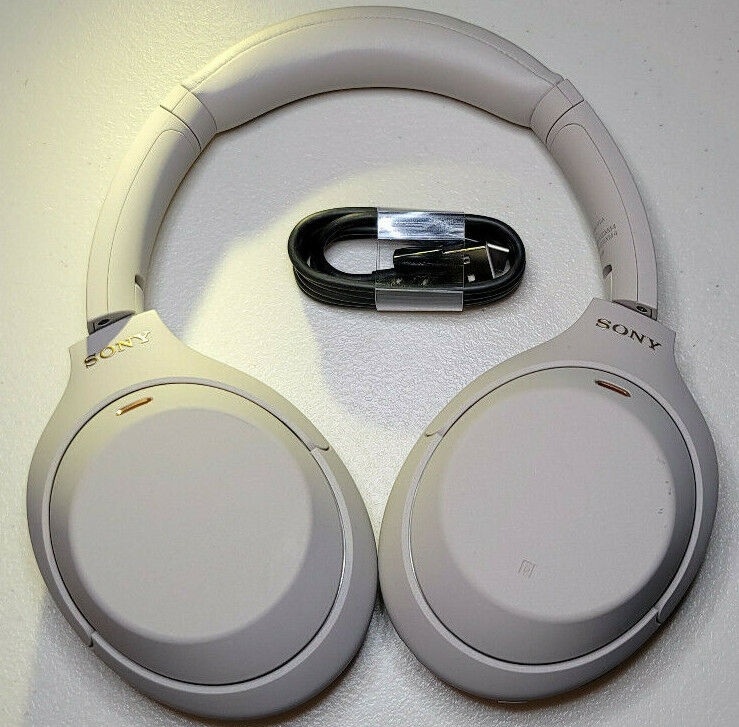 Sony WH-1000XM4 Wireless Noise-Canceling Headphones (Silver)