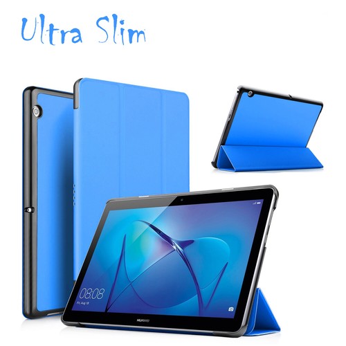 Leather Slim Smart Shell Stand Cover Case For Huawei MediaPad T3 7.0" & T3 8.0" - 第 3/11 張圖片