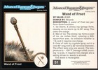 New Listing1991 Tsr Ad&D Gold Border Dungeons & Dragons Rpg Fantasy Art Card #51 Magic Wand