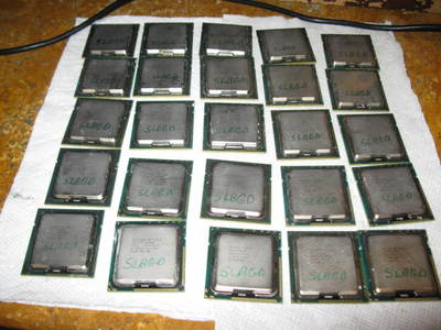 Lot 0f 71 Intel Xeon..SLBGD..W3503...Dual Core Processor CPU 2.40 GHz 4M ..USED
