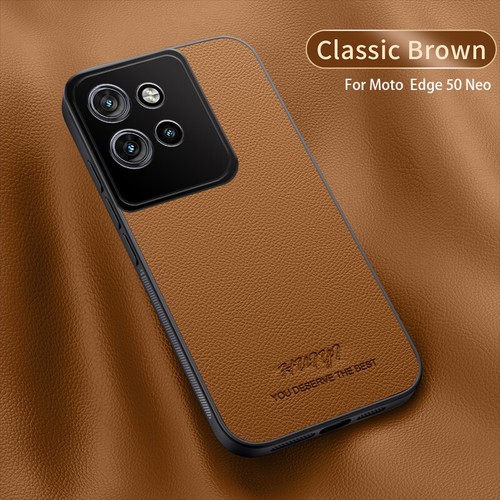 For Motorola Edge 50 Neo, Luxury Retro Leather Soft Magnetic Business Case Cover - 第 21/23 張圖片
