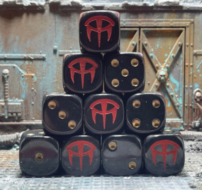 Eye of Sauron, inspired Custom Dice, Ideal for Games like Lord of the Rings