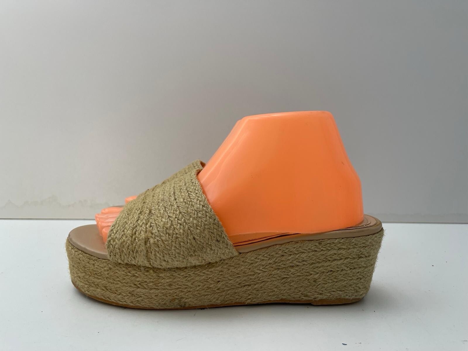 Womens Knit Wedges Summer Mule Slip On Espadrilles Sandal Shoe Size UK 5 - B33