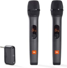 Jbl Wireless Two Microphone Dual-channel Receiver Jblwirelessmicam - Black