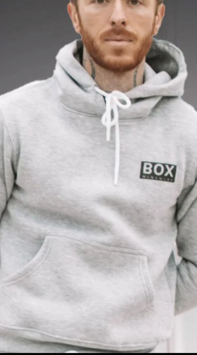 MENS / LADS BOX MENS WEAR MELANGE GREY HOODIE SIZE EXTRA LARGE BRAND NEW IN  BAG | eBay