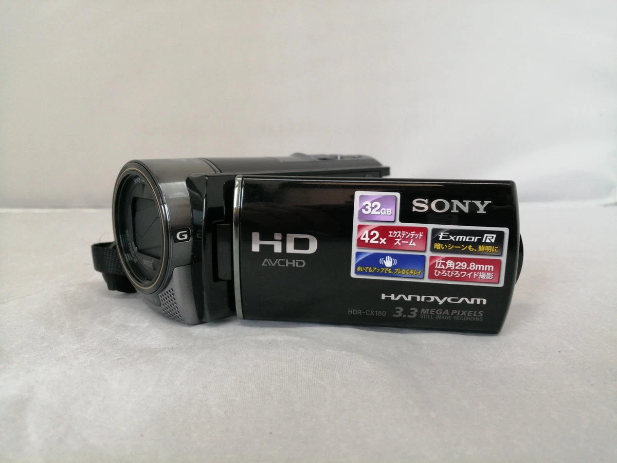 Excellent-Sony Video Camera HDR-CX180 USED
