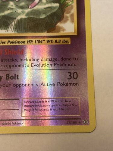 Mew 53/108 XY Evolutions NM Reverse Holo Foil Rare Pokemon Card - Picture 4 of 10