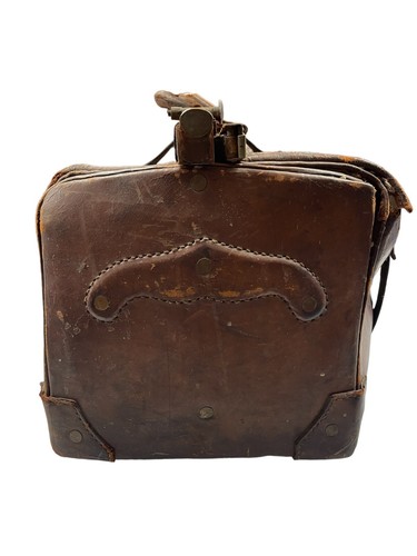 Original antike alte West Postkutsche Gepäcktasche 22" Zoll lang schön für Requisite - Bild 5 von 23