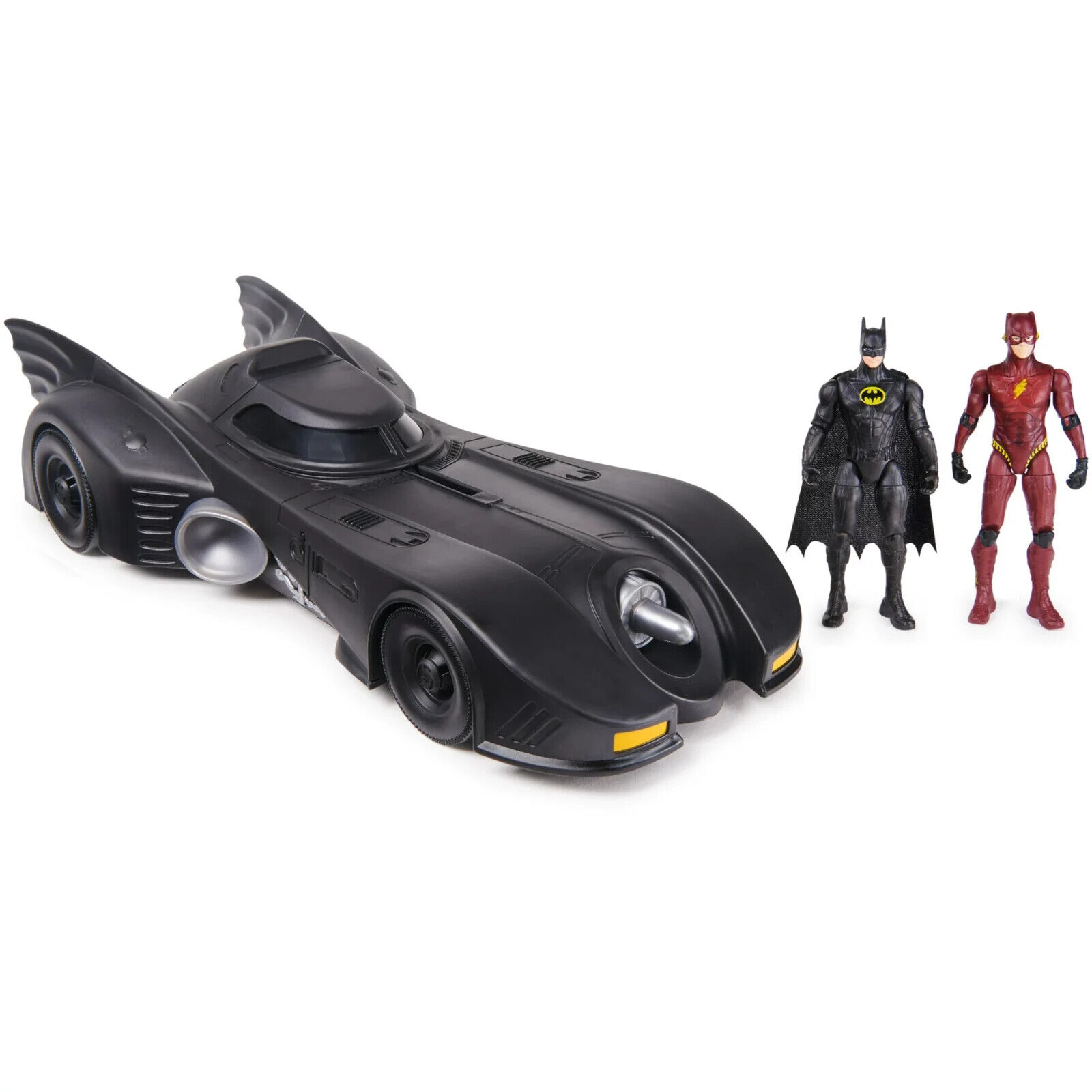DC Comics: The Flash Batmobile 3-Pack with 2 Figures and Batmobile NIB Batman
