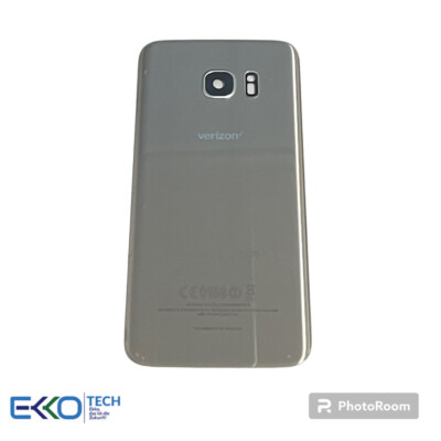 Für Original Samsung S7 EDGE SM-G935V USA verizon Akkudeckel Backcover Grau