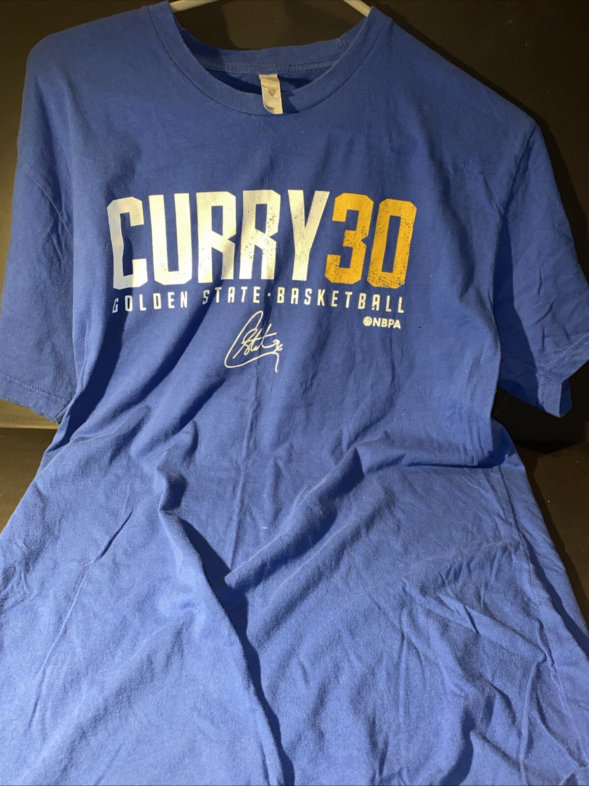 Stephen Curry 30 Next Level Apparel Short Sleeve Tshirt Sz L NBA GS Warriors