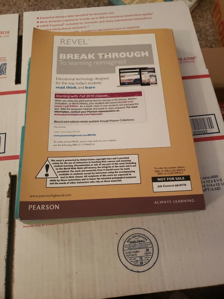 Visions Of America (Combined Volume Third Edition) Instructor's Review Copy PB - Image 2 of 4