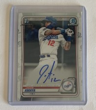 2020 Bowman Chrome Jacob Amaya 1st Autograph