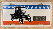 Model T Ford Model A Henry Ford Motor Company Booster License Plate Tin Lizzie