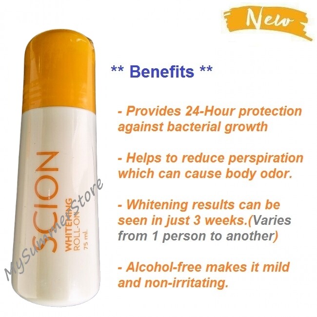 2X Nu Skin SCION WHITENING ROLL-ON UnderArm DeoDorant NuSkin