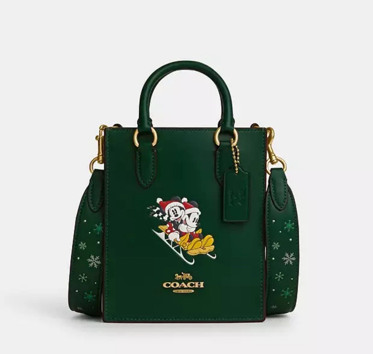Coach CN021 Disney X Coach North South Mini Tote with Sled Motif 