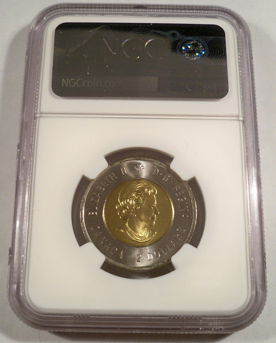 2022 $2 CANADA BILL REID COLORIZED NGC MS 67 POLAR BEAR TYPE