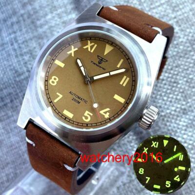 Tandorio Sapphire Glass NH35A PT5000 California Dial 20ATM Waterproof mens watch