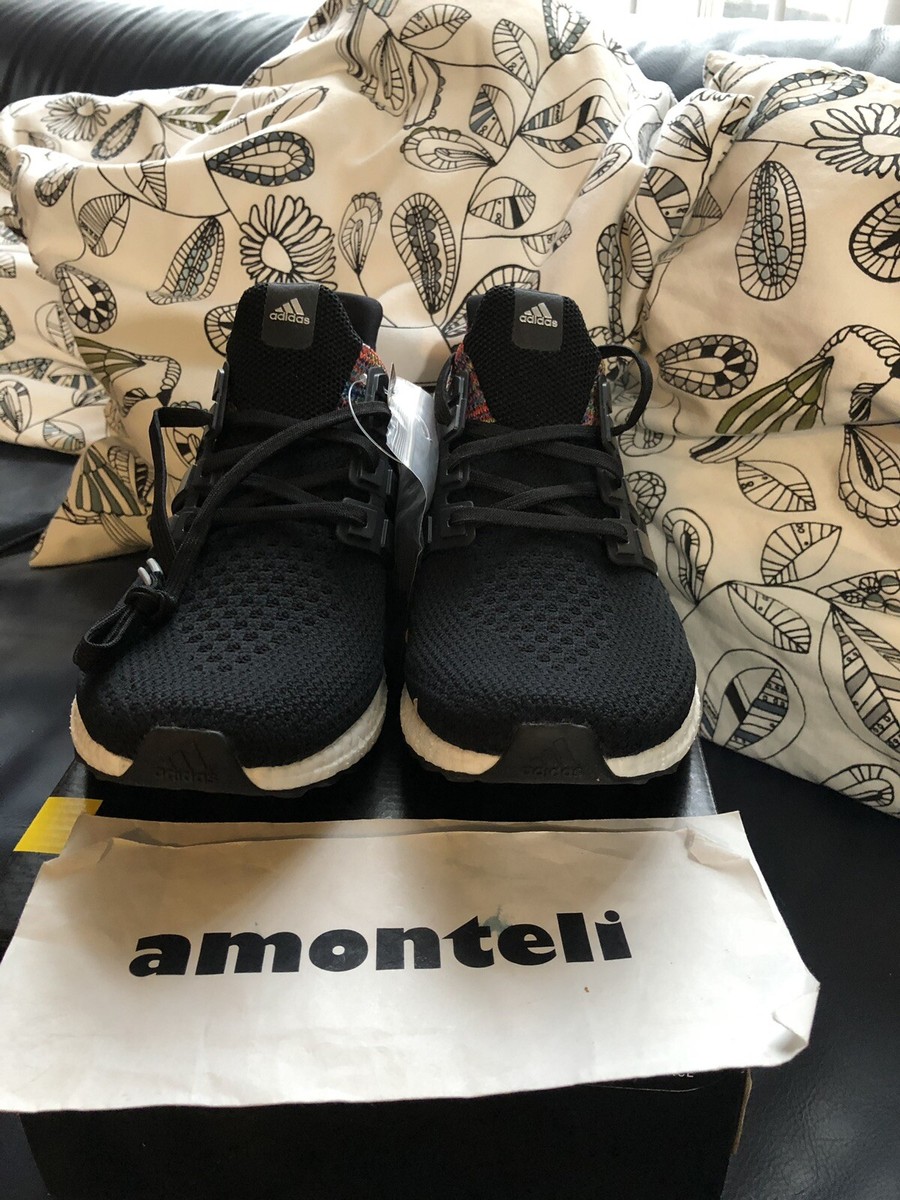 BRAND NEW ADIDAS mi UltraBOOST 2.0 - BLACK RAINBOW MULTICOLOR - SZ 12  DEADSTOCK | eBay