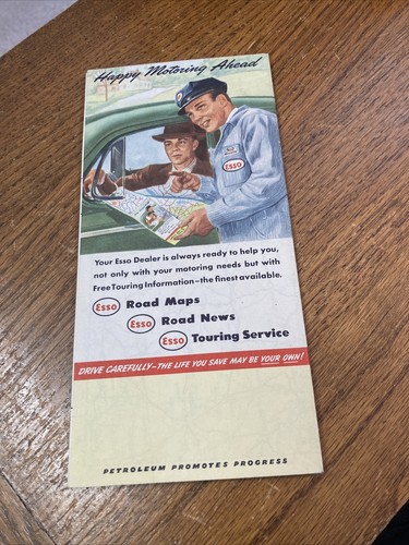 1949 ESSO Mappa stradale sud-est degli Stati Uniti - Foto 2 di 2