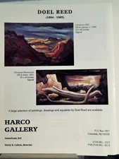 DOEL REED / EDGAR PAYNE     ART PIECES VTG ORIG  1994 ADVERTISEMENT,