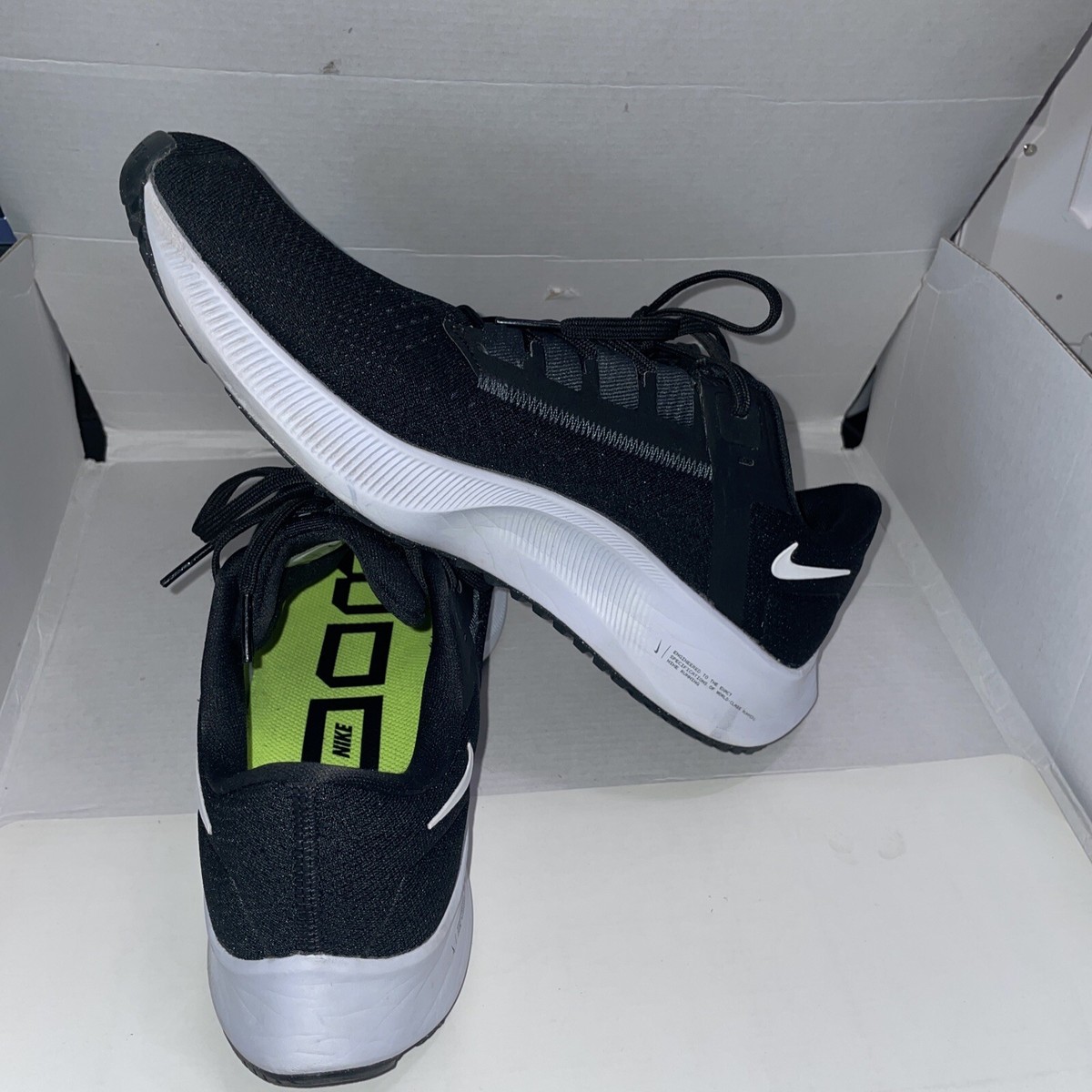 Size 9.5 - Nike Air Zoom Pegasus 38 Black | eBay