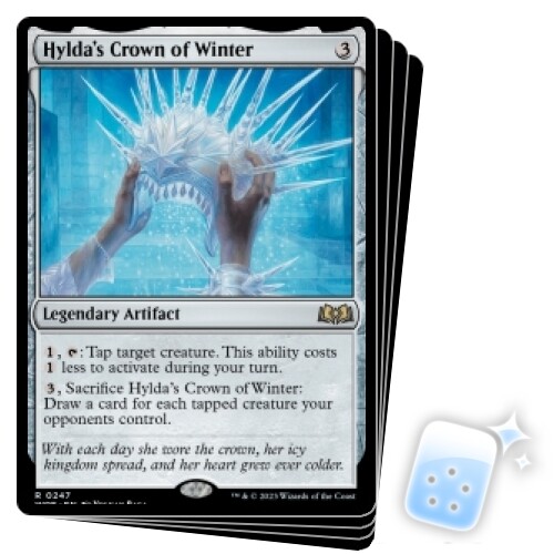 HYLDA'S CROWN OF WINTER X4 Wilds Of Eldraine WOE Magic MTG MINT CARD - Picture 1 of 1