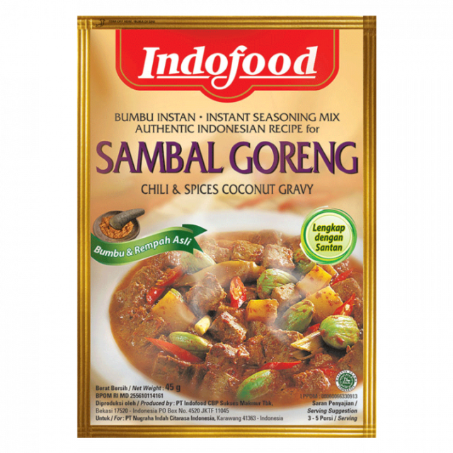 Indofood Bumbu  Instant  SAMBAL GORENG 50g 5 pack eBay