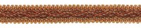 Orange Gold Pink Gimp Zopfband Besatz Cinnamon Toast [5 Yards]