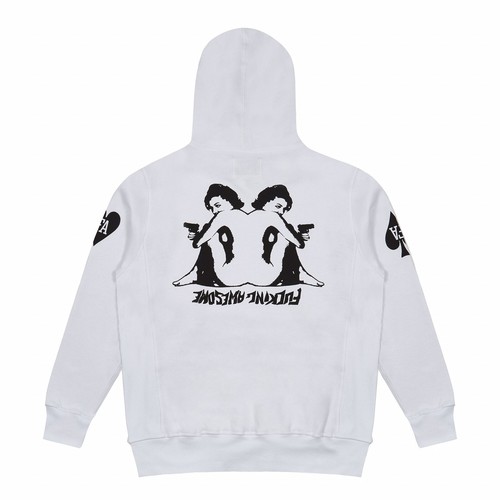F*CKING AWESOME FA Hearts Hoodie Sweatshirt White L Large Authentic Supreme Dill - Picture 3 of 12
